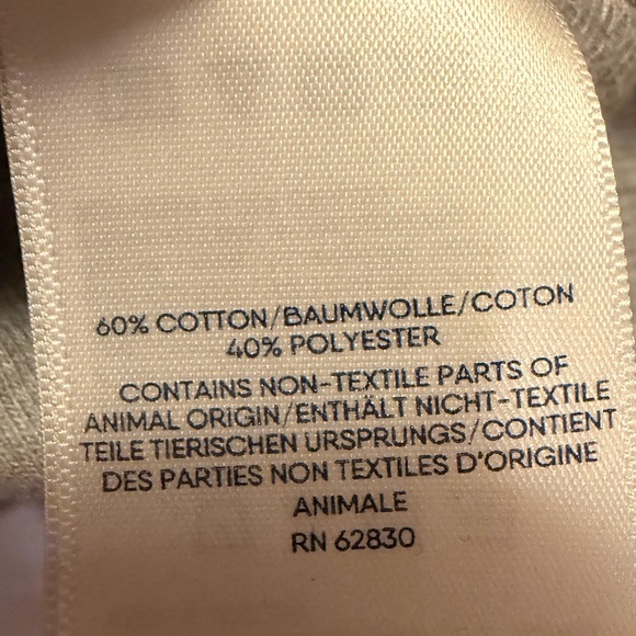 Lands' End Men's Heather Gray Half-Zip Sweater - Picture 4 of 4